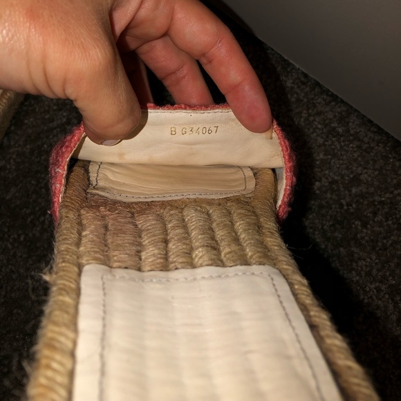 Pink/black Chanel Tweed CC Slide Espadrilles size 36 - Picture 2 of 10